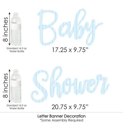 Big Dot Of Happiness Baby Boy Dinosaur - Baby Shower Letter Banner Decoration - 36 Banner Cutouts And Baby Shower Banner Letters 4 Big Dot Of Happiness Baby Boy Dinosaur - Baby Shower Letter Banner Decoration - 36 Banner Cutouts And Baby Shower Banner Letters - Image 4