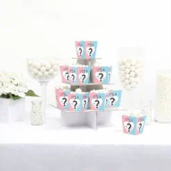 Big Dot Of Happiness Baby Gender Reveal - Party Mini Favor Boxes - Team Boy Or Girl Party Treat Candy Boxes - Set Of 12