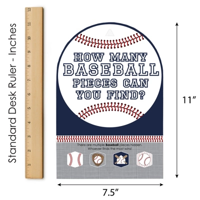 Big Dot Of Happiness Batter Up - Baseball - Baby Shower Or Birthday Party Scavenger Hunt - 1 Stand And 48 Game Pieces - Hide And Find Game 5 Big Dot Of Happiness Batter Up - Baseball - Baby Shower Or Birthday Party Scavenger Hunt - 1 Stand And 48 Game Pieces - Hide And Find Game - Image 5