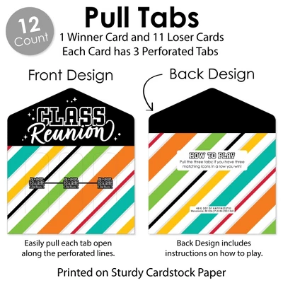 Big Dot Of Happiness Still Got Class - High School Reunion Party Game Pickle Cards - Pull Tabs 3-in-a-Row - Set Of 12 3 Big Dot Of Happiness Still Got Class - High School Reunion Party Game Pickle Cards - Pull Tabs 3-in-a-Row - Set Of 12 - Image 3