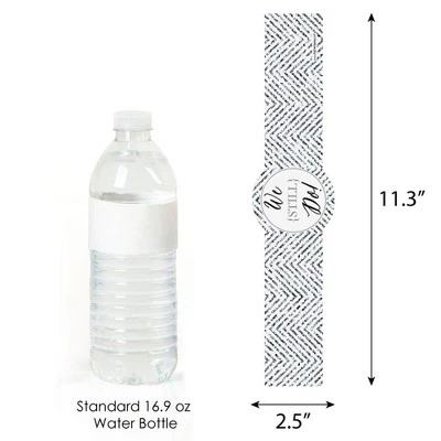 Big Dot Of Happiness We Still Do - Wedding Anniversary - DIY Party Supplies - Wedding Anniversary Party DIY Wrapper Favors & Decorations - Set Of 15 2 Big Dot Of Happiness We Still Do - Wedding Anniversary - DIY Party Supplies - Wedding Anniversary Party DIY Wrapper Favors & Decorations - Set Of 15 - Image 2