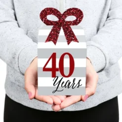 Big Dot Of Happiness We Still Do - 40th Wedding Anniversary - Square Favor Gift Boxes - Anniversary Party Bow Boxes - Set Of 12 -Anagram Shop GUEST 86047d1c c9ba 4547 862a a29c95835b8e