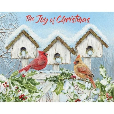 18ct Lang Cardinal Birdhouse Boxed Holiday Greeting Cards 1 18ct Lang Cardinal Birdhouse Boxed Holiday Greeting Cards