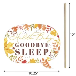 Big Dot Of Happiness Funny Fall Foliage Baby - Autumn Leaves Baby Shower Photo Booth Props Kit - 10 Piece -Anagram Shop GUEST 87f773dc 6917 4caa 922d 07023a989456