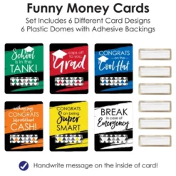 Big Dot Of Happiness Best Is Yet To Come Assorted Grad - DIY Graduation Cash Holder Gift - Funny Money Cards - Set Of 6 -Anagram Shop GUEST 88d6fdd1 543c 42c0 bd1d bee0b317cef5