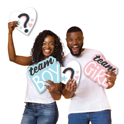 Big Dot Of Happiness Baby Gender Reveal - Yard Sign And Outdoor Lawn Decorations - Team Boy Or Girl Party Yard Signs - Set Of 8 5 Big Dot Of Happiness Baby Gender Reveal - Yard Sign And Outdoor Lawn Decorations - Team Boy Or Girl Party Yard Signs - Set Of 8 - Image 5