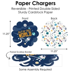 Big Dot Of Happiness Blast Off To Outer Space - Rocket Ship Baby Shower Or Birthday Party Paper Charger & Table Decorations Chargerific Kit For 8 8 Big Dot Of Happiness Blast Off To Outer Space - Rocket Ship Baby Shower Or Birthday Party Paper Charger & Table Decorations Chargerific Kit For 8 -Anagram Shop GUEST 8a881d8f 4e85 4f1f a345 541c9c79ab6f