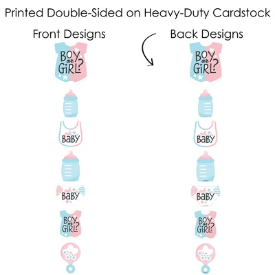 Big Dot Of Happiness Baby Gender Reveal - Team Boy Or Girl Party Centerpiece Sticks - Showstopper Table Toppers - 35 Pieces 4 Big Dot Of Happiness Baby Gender Reveal - Team Boy Or Girl Party Centerpiece Sticks - Showstopper Table Toppers - 35 Pieces - Image 4