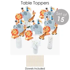 Big Dot Of Happiness Jungle Party Animals - Safari Zoo Animal Birthday Party Or Baby Shower Supplies - Banner Decoration Kit - Fundle Bundle -Anagram Shop GUEST 8b3edb1c f236 4fd6 826c c6a095005e36