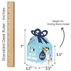 Big Dot Of Happiness Boy Special Delivery - Square Favor Gift Boxes - It's A Boy Stork Baby Shower Bow Boxes - Set Of 12 -Anagram Shop GUEST 8b720c64 c4ae 4f84 934a 82783919d6b8