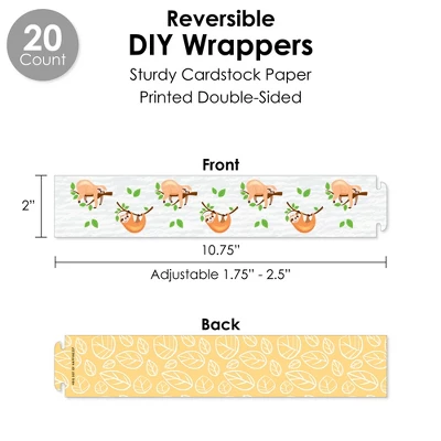 Big Dot Of Happiness Let’s Hang - Sloth - Baby Shower Or Birthday Party Favors And Cupcake Kit - Fabulous Favor Party Pack - 100 Pieces 2 Big Dot Of Happiness Let’s Hang - Sloth - Baby Shower Or Birthday Party Favors And Cupcake Kit - Fabulous Favor Party Pack - 100 Pieces - Image 2