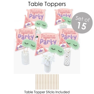 Big Dot Of Happiness Pajama Slumber Party - Girls Sleepover Birthday Party Supplies - Banner Decoration Kit - Fundle Bundle 4 Big Dot Of Happiness Pajama Slumber Party - Girls Sleepover Birthday Party Supplies - Banner Decoration Kit - Fundle Bundle - Image 4