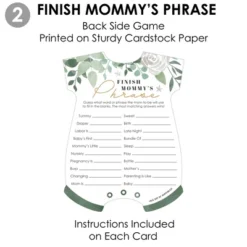 Big Dot Of Happiness Boho Botanical Baby - 2-in-1 Greenery Baby Shower Cards - Activity Duo Games - Set Of 20 -Anagram Shop GUEST 8dccab76 47d8 425e 9ec7 f0d1aa81f182