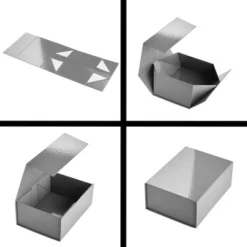 Stockroom Plus 6 Pack Magnetic Gift Boxes With Lids, 9.5x7x4 Inches For Birthday, Wedding, Groomsman And Bridesmaid Proposal Box, Gray -Anagram Shop GUEST 8de93bd7 0cce 4d30 bbcf 2607d5ac4156