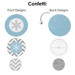 Big Dot Of Happiness Winter Wonderland - Snowflake Holiday Party And Winter Wedding Decor And Confetti - Terrific Table Centerpiece Kit - Set Of 30 -Anagram Shop GUEST 8dea98e9 857e 4797 bf45 88e12632e890
