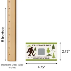 Big Dot Of Happiness Sasquatch Crossing - Bigfoot Party Or Birthday Party Game Scratch Off Cards - 22 Count 7 Big Dot Of Happiness Sasquatch Crossing - Bigfoot Party Or Birthday Party Game Scratch Off Cards - 22 Count -Anagram Shop GUEST 8e4c90ae 0ba8 453c 930d 01faf0cf486c
