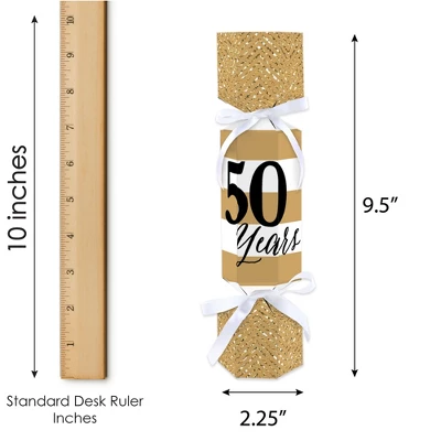 Big Dot Of Happiness We Still Do - 50th Wedding Anniversary - No Snap Anniversary Party Table Favors - DIY Cracker Boxes - Set Of 12 6 Big Dot Of Happiness We Still Do - 50th Wedding Anniversary - No Snap Anniversary Party Table Favors - DIY Cracker Boxes - Set Of 12 - Image 6