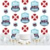 Big Dot Of Happiness Railroad Party Crossing - Train Birthday Party Or Baby Shower DIY Dangler Backdrop - Hanging Vertical Decorations - 30 Pieces