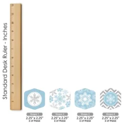 Big Dot Of Happiness Winter Wonderland - Snowflake Holiday Party And Winter Wedding Scavenger Hunt - 1 Stand And 48 Game Pieces - Hide And Find Game -Anagram Shop GUEST 903b6bdc 22d5 48d7 b69b d454f00705d7