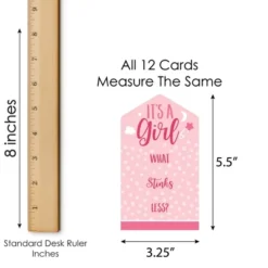 Big Dot Of Happiness Baby Girl - Pink Baby Shower Game Pickle Cards - Conversation Starters Pull Tabs - Set Of 12 -Anagram Shop GUEST 903e9dbe 173c 4493 be2d e8f8ecf3ee67