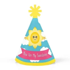 Big Dot Of Happiness You Are My Sunshine - Mini Cone Baby Shower Or Birthday Party Hats - Small Little Party Hats - Set Of 8 -Anagram Shop GUEST 91937cb4 b820 4257 aa8c 31433ddae085