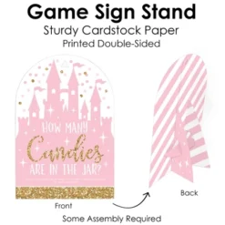 Big Dot Of Happiness Little Princess Crown - How Many Candies Pink Baby Shower Or Birthday Party Game - 1 Stand And 40 Cards - Candy Guessing Game -Anagram Shop GUEST 9248d21f ac1e 4c89 8980 c8b1e6f2c878