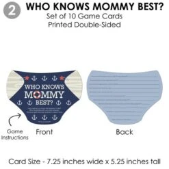 Big Dot Of Happiness Ahoy – Nautical - 4 Baby Shower Games - 10 Cards Each - Gamerific Bundle -Anagram Shop GUEST 9272f7fa 8ae3 4fa7 a47e e0255970b6c3