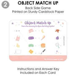 Big Dot Of Happiness Pajama Slumber Party - 2-in-1 Girls Sleepover Birthday Party Cards - Activity Duo Games - Set Of 20 -Anagram Shop GUEST 92b9791c 5ce5 44d7 80ec e102a181dacb