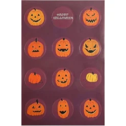 Pipilo Press 36-Pack Halloween Pumpkin Greeting Cards With Orange Envelopes And Stickers (4 X 6 In) -Anagram Shop GUEST 92c5b3a5 1c89 4de2 ad22 edb73e0e6770