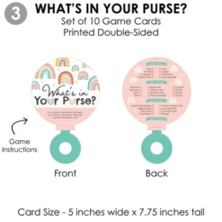 Big Dot Of Happiness Hello Rainbow - 4 Boho Baby Shower Games - 10 Cards Each - Gamerific Bundle -Anagram Shop GUEST 92df975a 7055 4f1c af29 bf62bef38733