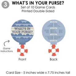 Big Dot Of Happiness Ahoy – Nautical - 4 Baby Shower Games - 10 Cards Each - Gamerific Bundle -Anagram Shop GUEST 932bc879 8aff 4c73 8f20 d02c2b582b62