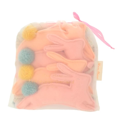 Meri-Meri Meri Meri Felt Bunny Garland (Pack Of 1) 5 Meri-Meri Meri Meri Felt Bunny Garland (Pack Of 1) - Image 5