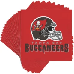 NFL 48ct Tampa Bay Buccaneers Football Napkins
