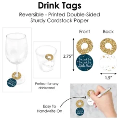 Big Dot Of Happiness Twinkle Twinkle Little Star - Baby Shower Or Birthday Party Paper Charger & Table Decorations Chargerific Kit For 8 -Anagram Shop GUEST 9444d83b a8e5 42e4 bce5 a86713cb0ab9