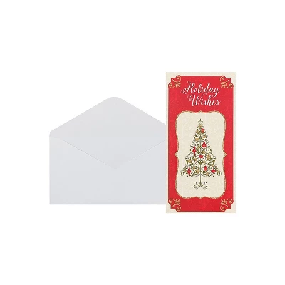 JAM Paper Christmas Money Cards Set Holiday Wishes Tree 95231614 1 JAM Paper Christmas Money Cards Set Holiday Wishes Tree 95231614