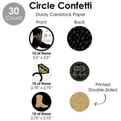 Big Dot Of Happiness Nash Bash - Nashville Bachelorette Party Supplies Decoration Kit - Decor Galore Party Pack - 51 Pieces -Anagram Shop GUEST 94a218d0 79fc 46ce 92cd 5b66259a4a74