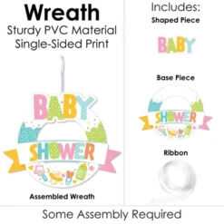 Big Dot Of Happiness Colorful Baby Shower - Outdoor Gender Neutral Party Decor - Front Door Wreath -Anagram Shop GUEST 955f31cf 5c56 4d59 9e1b 1a2af838bf7f