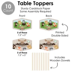 Big Dot Of Happiness Woodland Creatures - Baby Shower Or Birthday Party Supplies Decoration Kit - Decor Galore Party Pack - 51 Pieces -Anagram Shop GUEST 95cf174a 162b 483a afb7 55bb1c9523af