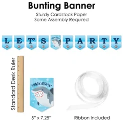 Big Dot Of Happiness Shark Zone - Jawsome Shark Party Or Birthday Party Supplies Decoration Kit - Decor Galore Party Pack - 51 Pieces -Anagram Shop GUEST 960d5019 ded0 4117 98e8 b8462893fd4c