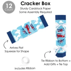 Big Dot Of Happiness Taking Flight - Airplane - No Snap Vintage Plane Baby Shower Or Birthday Party Table Favors - DIY Cracker Boxes - Set Of 12 10 Big Dot Of Happiness Taking Flight - Airplane - No Snap Vintage Plane Baby Shower Or Birthday Party Table Favors - DIY Cracker Boxes - Set Of 12 -Anagram Shop GUEST 96cc983b 3992 4429 bb58 464f0533285c