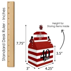 Big Dot Of Happiness We Still Do - 40th Wedding Anniversary - Treat Box Party Favors - Anniversary Party Goodie Gable Boxes - Set Of 12 -Anagram Shop GUEST 9743e1b5 23b6 4232 b247 8927f373a703