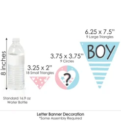 Big Dot Of Happiness Baby Gender Reveal - Team Boy Or Girl Party Letter Banner Decoration - 36 Banner Cutouts And Boy Or Girl Banner Letters 9 Big Dot Of Happiness Baby Gender Reveal - Team Boy Or Girl Party Letter Banner Decoration - 36 Banner Cutouts And Boy Or Girl Banner Letters -Anagram Shop GUEST 97db5d68 ac03 4945 bc60 7603bb9a6a29