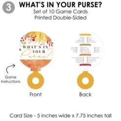 Big Dot Of Happiness Fall Foliage Baby - 4 Autumn Leaves Baby Shower Games - 10 Cards Each - Gamerific Bundle 12 Big Dot Of Happiness Fall Foliage Baby - 4 Autumn Leaves Baby Shower Games - 10 Cards Each - Gamerific Bundle -Anagram Shop GUEST 98b2149f c040 44b5 95a1 98c900a01844