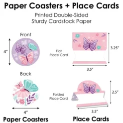Big Dot Of Happiness Beautiful Butterfly Floral Baby Shower Or Birthday Party Paper Charger And Table Decorations Chargerific Kit Place Setting For 8 -Anagram Shop GUEST 9922e2bd 5645 40b3 97d9 44c3dca0e668