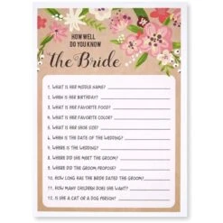 Best Paper Greetings Set Of 5 Bridal Shower Games For Engagement Celebrations, Bridal, Bachelorette, Anniversary, Wedding Party, Entertains 50 Guests -Anagram Shop GUEST 99c29f85 15e3 4d27 8dbd 3e4309e8ddd0