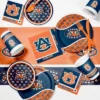 24ct Auburn Tigers Paper Plates Navy - NCAA