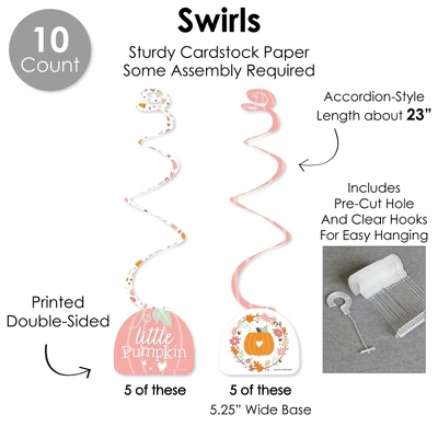 Big Dot Of Happiness Girl Little Pumpkin - Fall Birthday Party Or Baby Shower Supplies Decoration Kit - Decor Galore Party Pack - 51 Pieces 3 Big Dot Of Happiness Girl Little Pumpkin - Fall Birthday Party Or Baby Shower Supplies Decoration Kit - Decor Galore Party Pack - 51 Pieces - Image 3