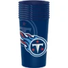 NFL 22oz 8ct Tennessee Titans Football Souvenir Cups