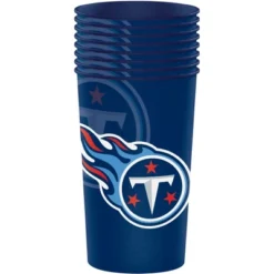 NFL 22oz 8ct Tennessee Titans Football Souvenir Cups