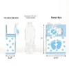 Big Dot Of Happiness Baby Feet Blue - Baby Shower Party Favor Boxes - Set Of 12